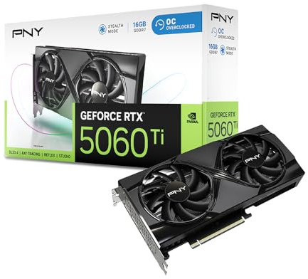 PNY GEFORCE RTX™ 5060 Ti 16GB Overclocked Dual Fan DLSS 4