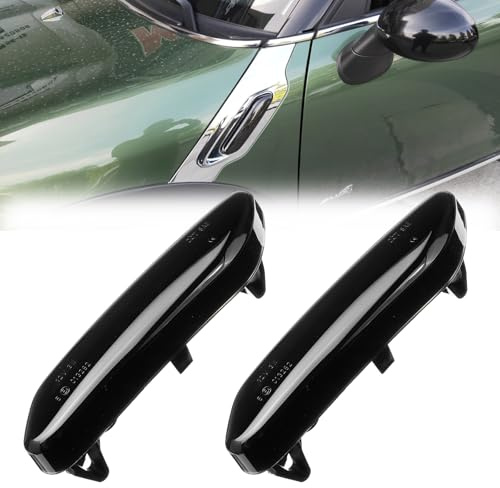 dunxunn LED Sequential Fender Side Marker Turn Signal Blinker Lights Compatible with Mini Cooper R60 Countryman R61 Paceman 2011-2016, 2pcs Dynamic Sidemarker Indicator bulbs