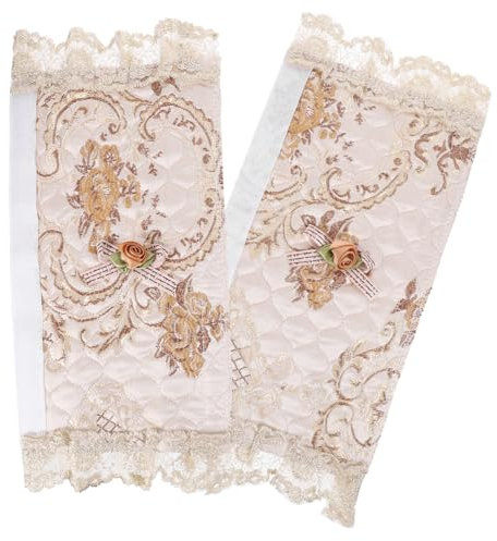 HOLIDYOYO Copri Maniglie Frigorifero Lunga Protezione Morbida e Lavabile Per Cucina Coperture Antipolvere e Comfort Al Tocco Decoro Pizzo Casual Rosa Accessorio Utile Per Maniglie Frigo e Mo