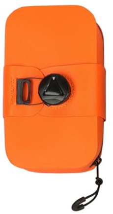 Pegciuho Borsa da Sella per Bici, Impermeabile, Piccola Borsa Posteriore per Bici, 0,5 L, Borsa Portatile per Accessori da Ciclismo, Borse Sottosella, Orangina