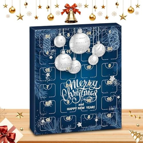 Adventskalender für Damen, 24 Tage 2025 Ohrringe, Armbänder, Halskette, Kontokalender, zurück, Weihnachten, Damenschmuck, für Kinder, Erwachsene, Freundin, Ehefrau, Familie, Freunde