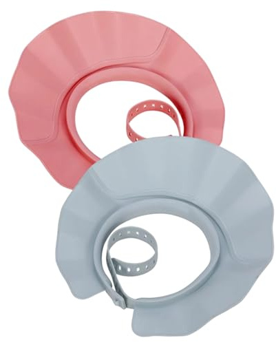 Visiera Protettiva Per Cappello Doccia - 2 Pezzi Protettore Impermeabile Morbido E Confortevole | Visiera Per Doccia Per Bambini,Per Adulti Bagno Nuoto Casa Viso Occhi Capelli Orecchie