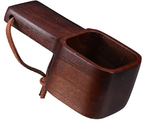 jojofuny Cuillère Doseuse à Café en Bois Massif Petite Cuillère à Expresso de 10 G Manche Court Ustensile Cuisine Réutilisable pour Thé en Vrac Grains de Café et Condiments pour Usage