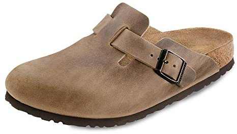 Birkenstock Classic Boston Leder, Unisex-Erwachsene Clogs, Braun (Tabacco Brown), 40 EU