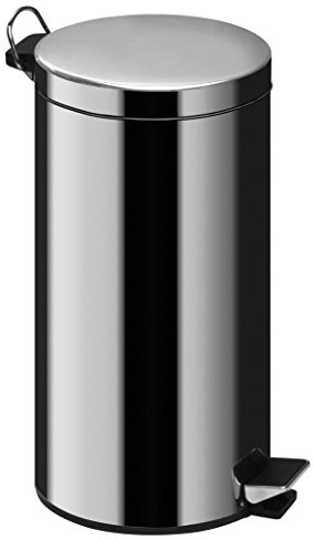 Premier Housewares Pedal Bin Stainless Steel, 12 L, Silver