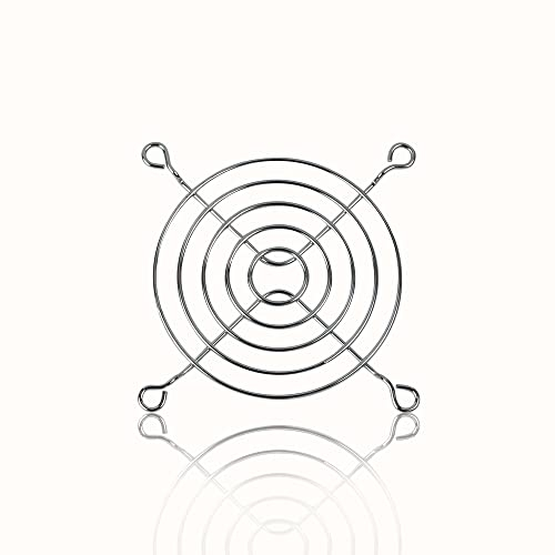 ARCTIC Fan Grill 80 mm - Griglia Per Ventole PC, Struttura In Acciaio Cromato, Protezione Ventole Per Computer, Compatibile Con Ventole Da 80mm, Resistente - Cromata