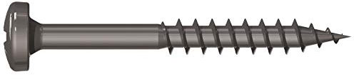 Spanplattenschraube RETINOX®2 Pan-Head PZ TG Edelst.A2 bl. gleitb. 5,0 x 70-200 Stk