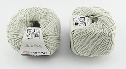 YarnArt Jeans Garn Baumwollgarn Amigurumi Babygarn Wolle 50g Yarn Art 160m/50g (49)