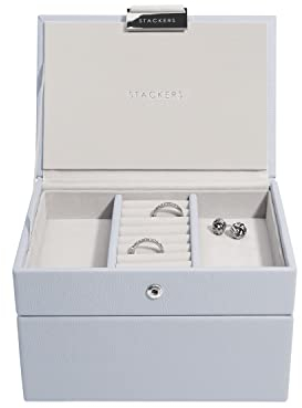 Stackers Mini-Schmuckkästchen, Lavendel, 2 Stück