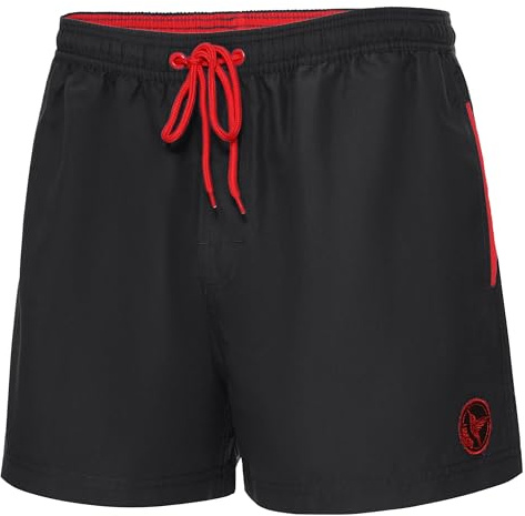 Ladeheid Costume Uomo Mare Extra Corto con Taschino, Medium Drawstring, Fodera in Rete, Costumi da Bagno, Boxer per la Spiaggia, la Piscina e Il Surf LA40-199