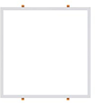 POPP- Kit Marco de Empotrar para Panel LED 60x60, acbado blanco Fabricado en Aluminio, Kit para Techo con Accesorios para Montar *Panel NO incluido(60x60cm)