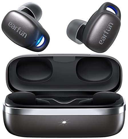 EarFun Free Pro 2 Bluetooth Kopfhörer in Ear mit Hybride Aktive Noise Cancelling, Tiefer Bass, 6 Mikros Klare Anrufe, 30 Std. Akku, In Ear Kopfhörer Kabellos mit IPX5 Wasserdicht, Kabelloses Laden