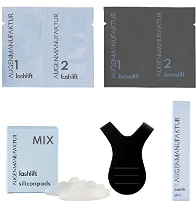 Augenmanufaktur Wimpern & Augenbrauen Lifting Kombi Kit - für voluminösere Lashes und Brows, sowie einen ausdrucksvoller Wimpernschwung ganz ohne Wimpernzange (Mini)