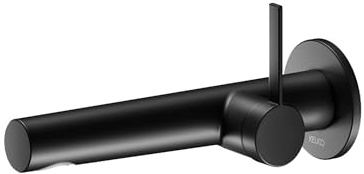 Keuco Waschtisch-Einhebelmischer IXMO Ausl. 219mm, sw ma, Wandmont., rd Ros.