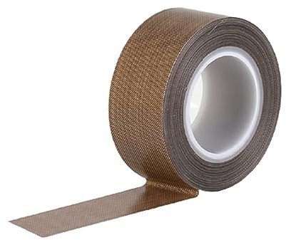 DAVBIR PTFE-Klebeband, selbstklebendes Tuch, isoliert, vakuum- und hochtemperaturbeständig, Dichtungs-PTFE-Bänder, Breite 35–50 mm, Dicke 0,13 mm, 0,18 mm perfection (Size : 10M-0.13mm, Color : 35mm