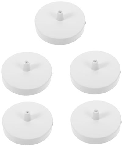 HOMSFOU 5piezas Placa De Cubierta De Lámpara De Techo Vintage Para Luces De Techo Led Embellecedor Decorativo Para Cafés y Restaurantes