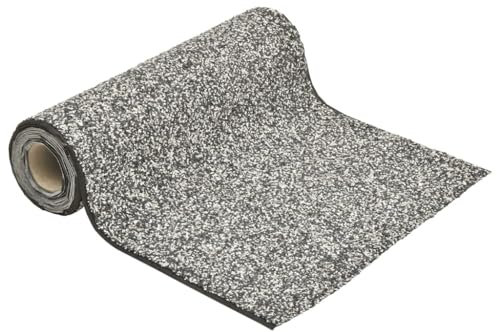 Sufrk Steinfolie Grau 900 x 40 cm - Steinoptik Breite für den Rand des Teiches, Bachlauf, Teichfolie, Sandfarbe