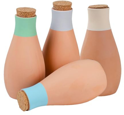 Piques d'arrosage en Terre Cuite – Arrosoir en Terre Cuite – Arrosoir en Terre Cuite à libération Lente, pour d'intérieur et d'extérieur, de Vacances