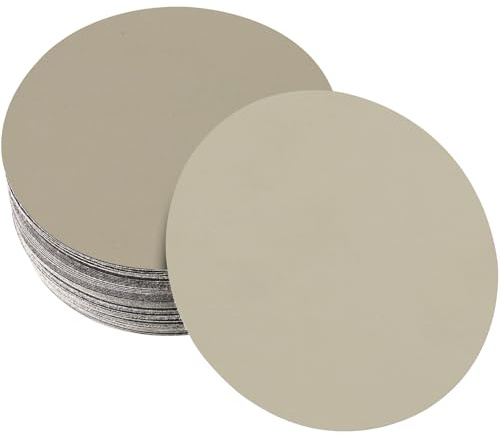 POTUINOM Lot de 20 disques abrasifs en carbure de silicium de 15,2 cm grain 6000, ponceuse orbitale humide et sèche à 5, grain ultra fin, idéal pour le métal, polissage de précision automobile