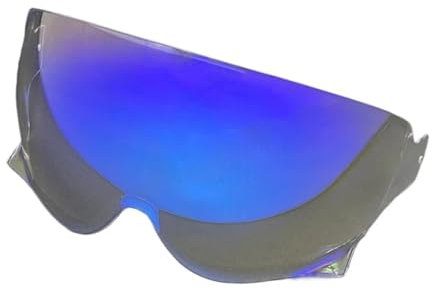 L6NqIAG Visière de Casque Haute ténacité, visière Anti-UV, lentille de Casque de Moto Visiere Casque Moto(Clear Blue)