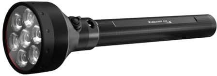 Ledlenser P21R Uppladdningsbar LED-ficklampa 12 000 lm, 1 100 m, 8 lägen, USB-C, IP68, 25 h – kraftfull projektor för säkerhet, camping