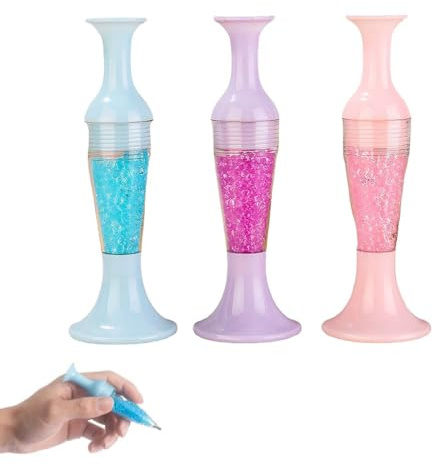 KIRZAX Lot de 3 stylos rechargeables pour peinture au diamant,Distributeur Automatique de Perles,Outils de Peinture Diamant,pour l'art du diamant pour la fabrication de nail art