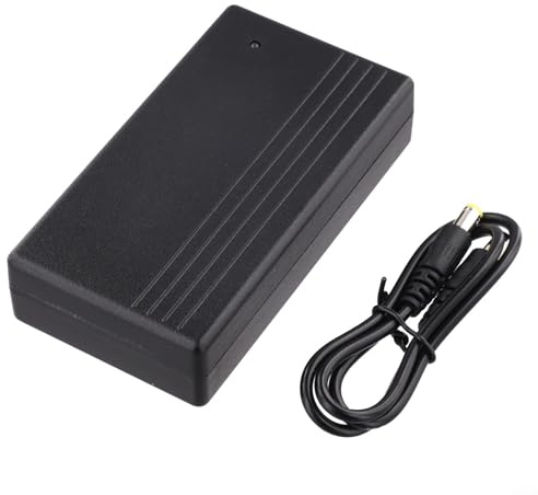 12V 2A 22.2W UPS Uninterruptible Backup Power Supply Battery ABS Housing Overcharge/Overcurrent/Short Circuit Protection for CCTV Camera Router Security and Access Control Systems