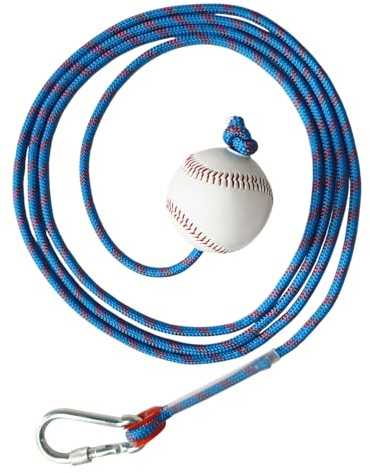 Baseball Swing Rope, slagtåg övningsrep, softboll kasttillbehör för tonåringar ungdom sport professionell fältning bakgård park resor