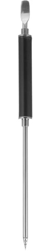 HOMOBABE Penna Artistica per Latte Art in Acciaio Inox Ago per Decorare Caffè Cappuccino Espresso, Manico Nero Ergonomico, Strumento Professionale per Decorazioni di Bevande al Latte