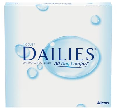Focus Dailies All Day Comfort Tageslinsen | 90 Stk | +04.50 dpt | Weiche Tageslinsen erfrischen die Augen den ganzen Tag. Mit BC 8.6 mm und DIA 13.8 mm
