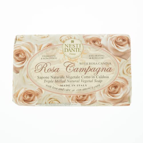 Nesti Dante Le Rose Rosa Campagna (Seife 150 g, Unisex, für alle Hauttypen geeignet) 665502