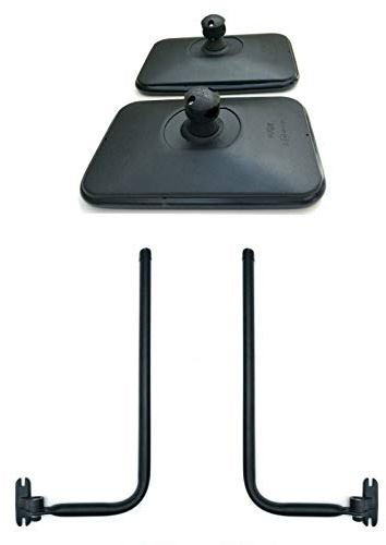 2x Außenspiegel universal 300x200 Traktor LKW Wohnmobil ø15-28 mm Spiegelarm SET