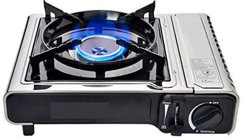 Cuisinière à gaz dans mallette de cuisine camping valise portable de voyage