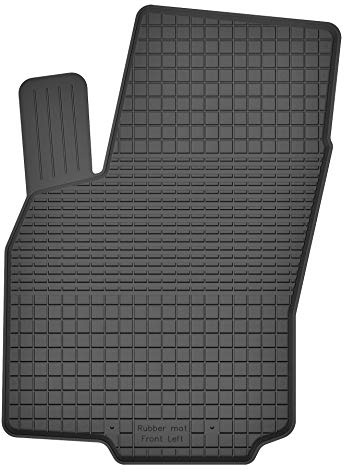 Motohobby Tappetino in gomma per tappetino anteriore sinistro, bordo alto 15 mm, per Opel Astra G/H/Zafira A – su misura