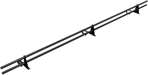 Parotec SCHNEEFANGROHR-Set 3 m für Dachziegel – 2 Rohre, 3 Halter Anthrazit | Komplettset 300 cm für Ton, Betondachsteine, Falzziegel & Dachpfannen – Schneefang/Dachlawinenschutz – RAL 7016