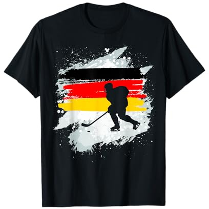 Eishockey Sportler aus Deutschland T-Shirt