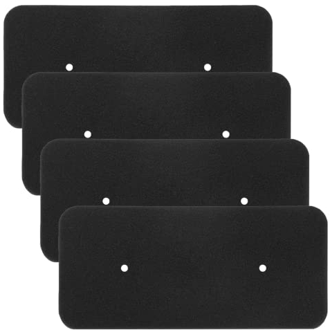 Heltrappe 4 set di filtri, adatto per Hoover Candy 40006731 tampone filtro spugna asciugatrice | filtro schiuma asciugatrice pompa di calore | filtro spugna essiccatore condensatore | 275 x 125 mm