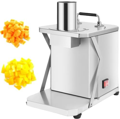 LFfwynog Hachoir Pro Food, Hachoir à légumes 200 W pour Oignon, légumes, râpe à Fromage, Coupe-légumes,8mm