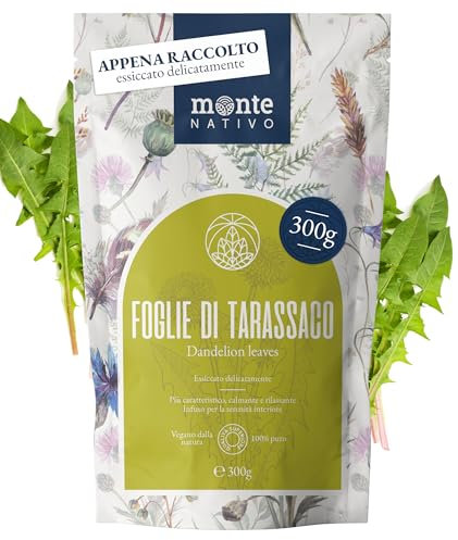 Löwenzahntee Monte Nativo (300g) - Löwenzahn Tee (Dandelion Tea) schonend getrocknet - 100% natürlich und ohne Zusatzstoffe - Aromatischer Kräutertee für einen köstlichen Aufguss