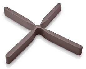 EVA SOLO | Flex Trivet Vintage Brown | Save Drawer Space with This Folding Trivet | Heat-Resistant Silicone & Dishwasher-Safe | Danish Design & Functionality | Vintage Brown