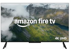 Amazon Ember serie 4 da 50 con Fire TV (ultimo modello), smart TV 4K Ultra HD con telecomando Alexa, HDR10+, processore veloce, Dolby Audio, modalità ambiente, TV in diretta gratuita
