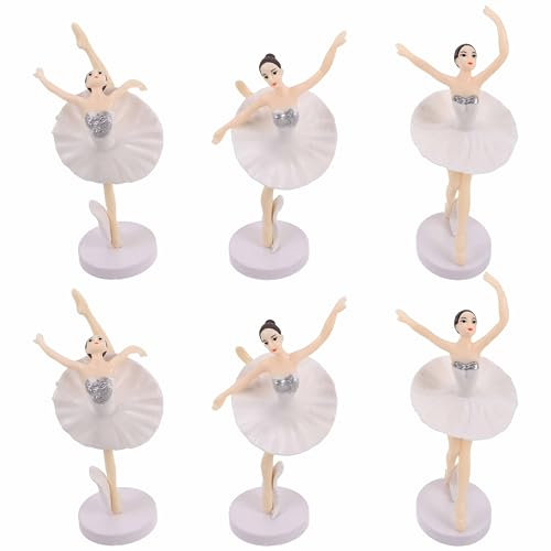 DRESSOOS 2sätze Ballett-mädchen-Figur Aus Ballerina-Statue Für Puppenhaus Romantische Tischdeko Von Zimmer-Dekoration Für Mädchen
