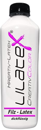 Lilatex Creativ Filz-Latex 1 Liter dickflüssig transparent