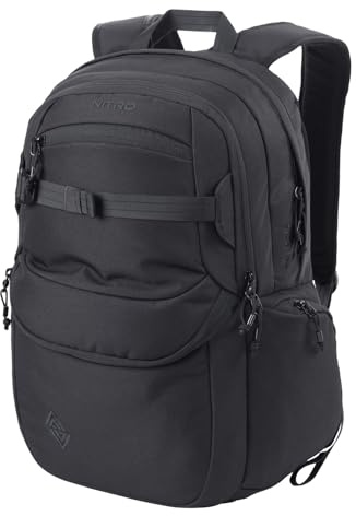 Nitro Future Hero Rucksack Schulrucksack mit Organizer Schoolbag Daypack mit 17 Zoll Laptopfach