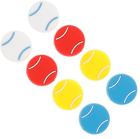 BESPORTBLE 8stücke Tennisschlägerdämpfer Aus Silikon Pack Vibrationsdämpfer Für Tennis Installieren Tragen Kompatibel Mit Allen Schlägern