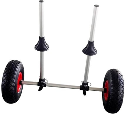 Baoblaze Kayak -Karren Kajak Cart Transport Cart sitzen mit Rädern Leichter Kanuträger Schwere Dut für Kanu -Paddleboard