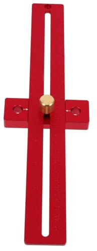 DIYEAH Regla De Marcado De Regla De Posicionamiento De Aleación De Aluminio Para Medición Proyectos De Carpintería