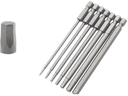 Herramientas Juego de brocas de llave Allen de cabeza hexagonal de 50mm-200mm, puntas de destornillador Allen largas, puntas magnéticas, juego de puntas de destornillador de llave hexagonal Llaves All