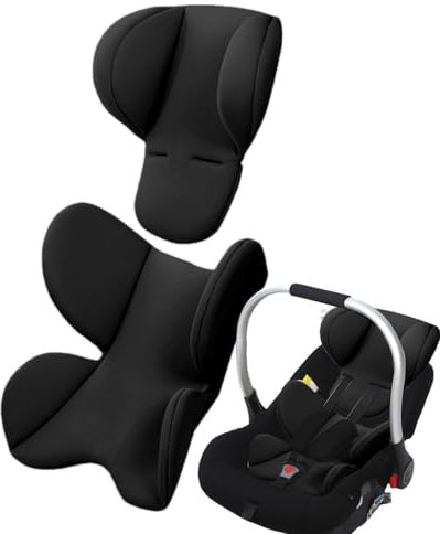 Generisch Reductor de asiento infantil antialérgico (47 x 35 cm + 36 x 32 cm, incluye cabeza, soporte para el cuerpo y la espalda)