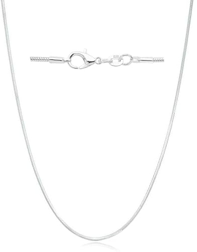 Mieoyue Sterling Silver Chain Necklace for Women Multiple Lengths 16-24 Inches S925 Fine Jewellery